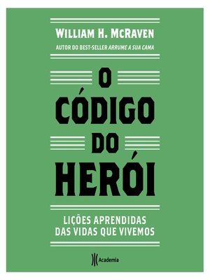 cover image of O código do herói